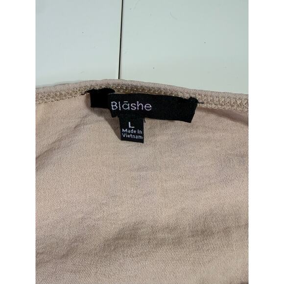 Blashe Large Fitted Coquette Cottagecore Feminine Neutral Girly Ruffle Top - Picture 4 of 9